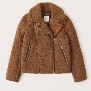 Abercrombie&Fitch Sherpa Moto Jacket